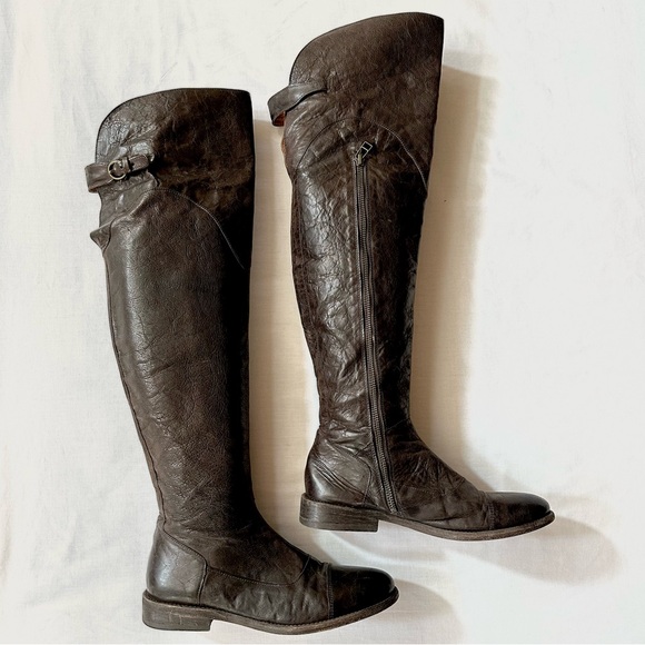 Authentic All Saints Leather Boots - Picture 3 of 11